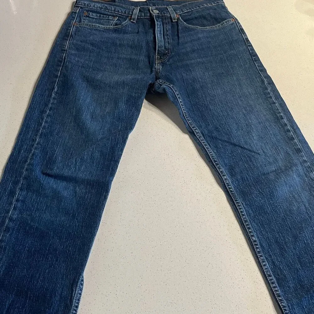 Levi’s 505 Classic Straight Fit Blue Jeans Tagged 32/32